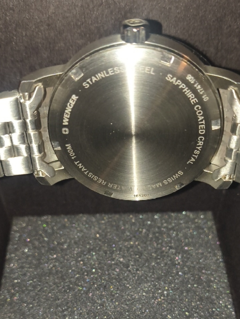 Wenger Silver Watch with Gold Accents - Picture 3 of 3
